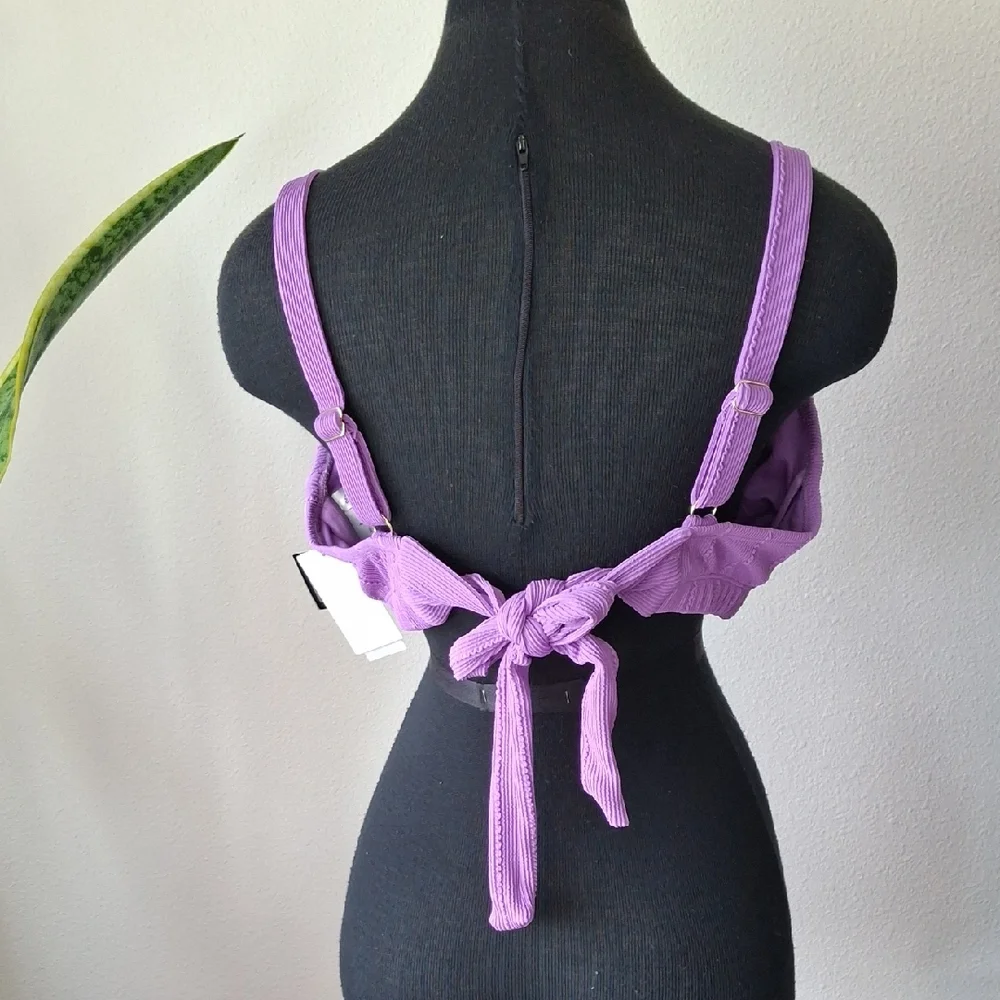 Salt + Cove Purple Bikini Top - Picture 5 of 8